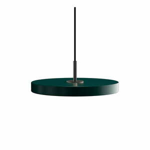 Ciemnozielona lampa wisząca LED z metalowym kloszem ø 31 cm Asteria Mini – UMAGE obraz