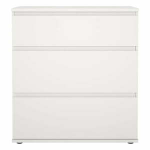 Biała niska komoda 77x84 cm Nova – Tvilum obraz