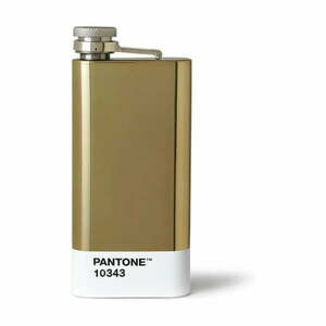 Piersiówka w kolorze złota Pantone, 150 ml obraz
