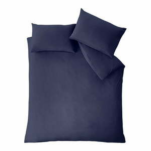 Ciemnoniebieska pościel dwuosobowa z mikrowłókna 230x220 cm So Soft Easy Iron – Catherine Lansfield obraz