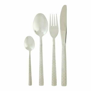 Białe sztućce ze stali nierdzewnej 24 szt. Avie – Premier Housewares obraz