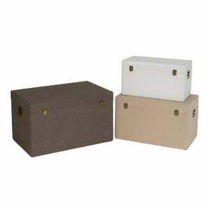 Tekstylna skrzynia 80x46 cm – Casa Selección obraz