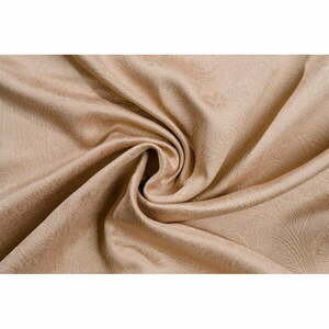 Brązowa zasłona 140x270 cm Cora – Mendola Fabrics obraz