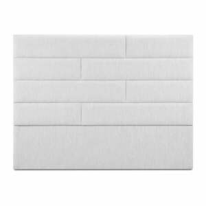 Jasnoszary tapicerowany zagłówek 140x120 cm NY – Cosmopolitan Design obraz