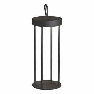 Czarna lampa stołowa LED (wysokość 36 cm) Kante – Fischer & Honsel obraz