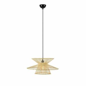 Lampa wisząca z bambusowym kloszem ø 57 cm Duplici – Markslöjd obraz