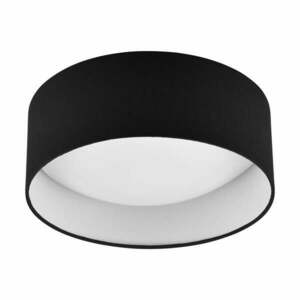 Czarna lampa sufitowa LED ø 30 cm Locarno – Trio obraz