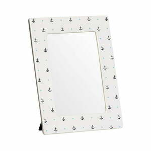 Biała kamienna ramka 16x21 cm Sailor – Premier Housewares obraz