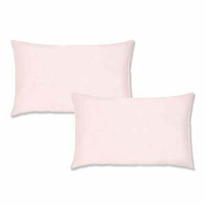 Poszewki na poduszki zestaw 2 szt. z perkalu bawełnianego 50x75 cm Cotton Percale – Bianca obraz