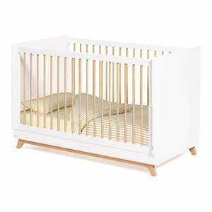 Białe łóżeczko z drewna bukowego 70x140 cm Maralis – Kave Home obraz