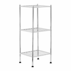 Regał łazienkowy w kolorze srebra 34x80 cm – Premier Housewares obraz