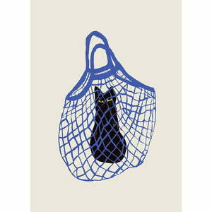 Plakat 30x40 cm The Cat’s In The Bag – The Poster Club obraz