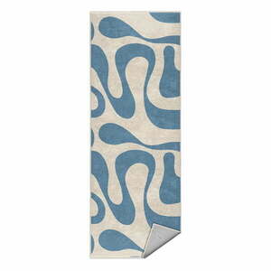 Niebieski chodnik odpowiedni do prania 60x230 cm Blue Latte – Mila Home obraz