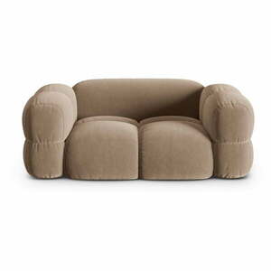 Brązowa aksamitna sofa 180 cm Loretto – Cosmopolitan Design obraz