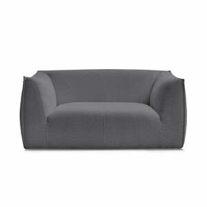 Ciemnoszara sofa z materiału bouclé 170 cm Giorgia – Bobochic Paris obraz