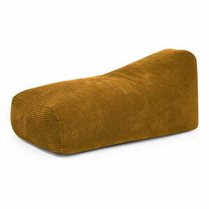 Musztardowy sztruksowy worek do siedzenia Snug 130 – SLOWDOWN obraz