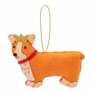 Tekstylna ozdoba świąteczna wykonana ręcznie 5, 5 cm Corgi – Sass & Belle obraz