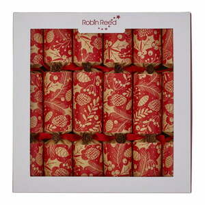 Crackery świąteczne zestaw 6 szt. Winter Pine Cones – Robin Reed obraz