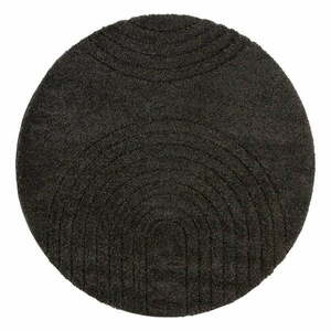 Czarny dywan Mint Rugs Norwalk Fergus, ø 160 cm obraz