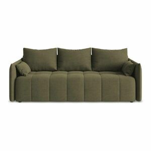 Rozkładana/ze schowkiem sofa w kolorze khaki 225 cm Moku – Makamii obraz
