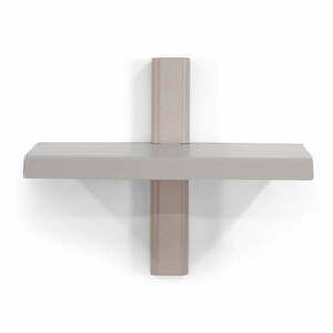 Szarobeżowa metalowa półka 28 cm Hola – Spinder Design obraz
