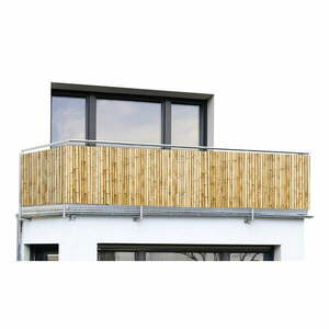 Jasnobrązowa plastikowa osłona balkonowa 500x85 cm – Maximex obraz