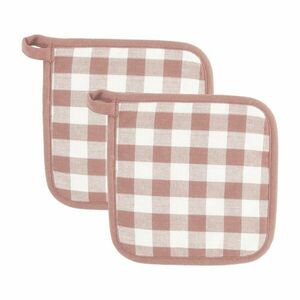 Bawełniane rękawice kuchenne zestaw 2 szt. Gingham – Tiseco Home Studio obraz