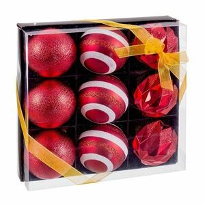 Bombki zestaw 9 szt. ø 6 cm – Casa Selección obraz
