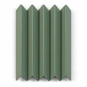 Zielonoszary metalowy wieszak ścienny Sensu – Spinder Design obraz