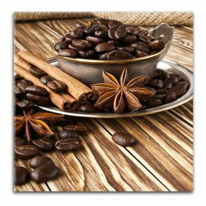 Obraz Styler Glasspik Coffee, 30x30 cm obraz