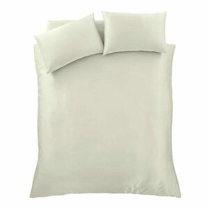 Beżowa satynowa pościel dwuosobowa 230x220 cm Silky Soft – Catherine Lansfield obraz