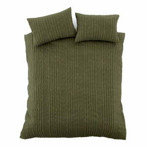 Pościel dwuosobowa w kolorze khaki 230x220 cm Tamba Stripe – Pineapple Elephant obraz