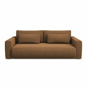 Rozkładana/ze schowkiem sofa w kolorze terakoty 238 cm Kapua – Makamii obraz