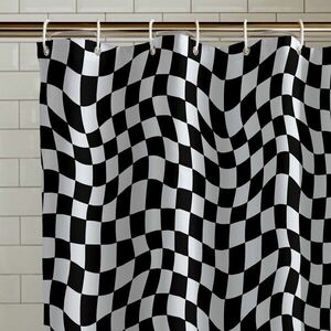 Zasłona prysznicowa 180x180 cm Checkerboard – Catherine Lansfield obraz