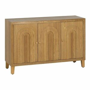 Niska komoda z litego drewna jodłowego 120x80 cm Archo – Ixia obraz