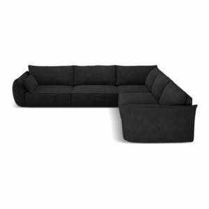 Ciemnoszary narożnik (róg zmienny) Vanda – Mazzini Sofas obraz