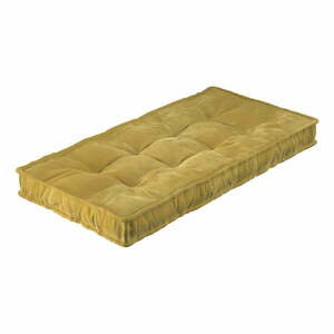 Oliwkowy materac dziecięcy 60x120 cm Posh Velvet – Yellow Tipi obraz