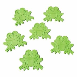 Dziecięce maty antypoślizgowe 6 szt. do wanny 9x8 cm Grenouilles – Spirella obraz