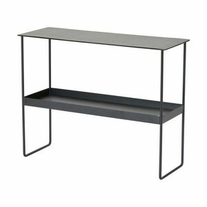 Czarna metalowa konsola 29x78 cm Bull – LIND DNA obraz