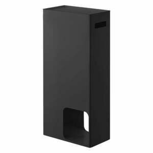 Czarny metalowy pojemnik na papier toaletowy Yamazaki Tower obraz