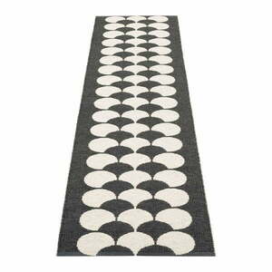Czarno-kremowy chodnik odpowiedni na zewnątrz 70x250 cm Poppy Black Vanilla – Pappelina obraz