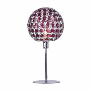 Fioletowa lampa stołowa SULION Venus obraz