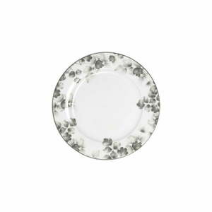 Biało-jasnoszare porcelanowe talerze zestaw 6 szt. deserowe ø 19 cm Foliage gray – Villa Altachiara obraz