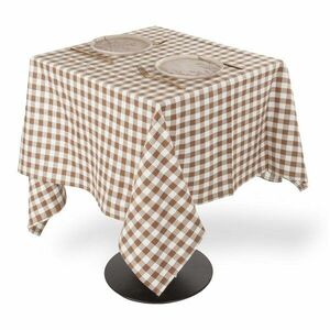 Bawełniany obrus 150x150 cm Gingham – Tiseco Home Studio obraz