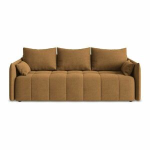 Rozkładana/ze schowkiem sofa w kolorze terakoty 225 cm Moku – Makamii obraz