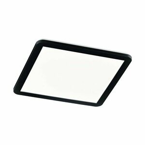 Lampa sufitowa LED w kolorze matowej czerni 40x40 cm Camilla – Trio obraz