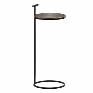 Metalowy okrągły stolik 26x26 cm Position – WOOOD obraz