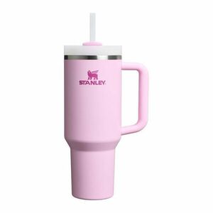 Różowy termos ze słomką 1, 18 l Quencher H2.O FlowState – Stanley obraz