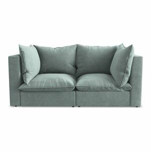 Niebieska sofa 180 cm Manao – Makamii obraz