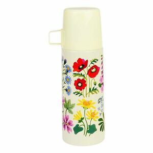 Kremowy termos dla dzieci 350 ml Wild Flowers – Rex London obraz